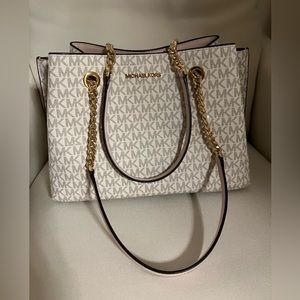 MK Teagen Large Long Drop Satchel